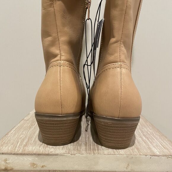 Universal Thread Women’s Light Brown Sommer Western Riding Boots Size 8 1/2 NWT - Picture 3 of 16